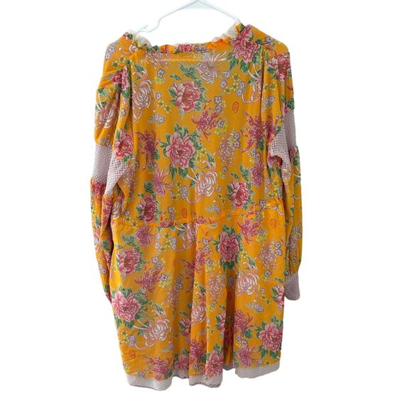 HAH Make it a Double Kyoto Kimono Marigold Robe Size S - Picture 8 of 8